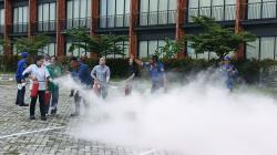 Damkar Dorong Hotel hingga SPBU Bekali Pegawai Pelatihan Siaga Kebakaran