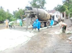 Pemkab Lebak Bangun Jalan di Desa Banjarsari, Mobilitas dan Peluang Ekonomi Makin Terbuka