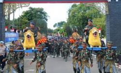 Wow! Tradisi Nusantara di Syukuran HUT ke-80 Korps Brimob