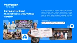 Campaign for Good Ajak 100 Program Sosial Gabung Platform Community Vetting