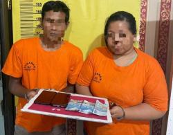 Suami Istri di Inhu Kompak Jadi Pengedar Sabu