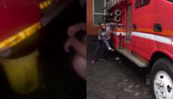 Viral! Pencurian Solar Sasar Mobil Damkar Makassar, Pelaku Dipergoki Petugas