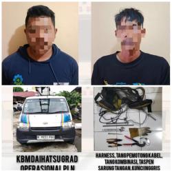 Komplotan Pencuri Kabel Lintas Daerah Dibekuk Polres Sragen