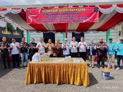 Kejari Way Kanan Musnahkan Barang Bukti 20 Perkara Inkracht