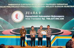Transaksi E-Catalog Tembus Rp788 Miliar, Bojonegoro Raih Juara 2 E-Purchasing Award!