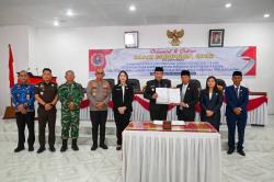 Bupati dan Wabup Humbahas Setujui R-APBD Senilai Rp 888Juta TA 2026