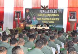 Danrem 073 Makutarama Kunjungi Kodim 0717 Grobogan, Ingatkan Prajurit Hindari Pelanggaran