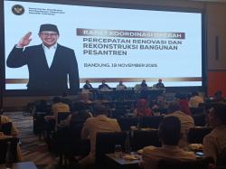 Jabar Jadi Fokus Rakorda Kedua, Target Renovasi 80 Pesantren Rampung Desember 2025