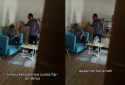 Viral! Kesal Main HP Terus, Mertua Ini Pukul Menantunya hingga Sebut Mokondo