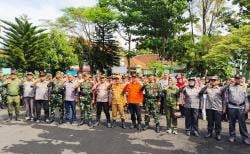 TNI Perkuat Koordinasi Penanggulangan Bencana di Kuningan