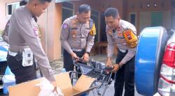 IRT Korban Laka Lantas Terima Bantuan Kursi Roda dari Satlantas Polres Pemalang