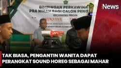 Bukan Emas, Pria Ini Nikahi Kekasihnya dengan Mahar Speaker 18 Inci