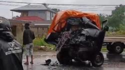 Kecelakaan Maut Truk vs Pikap di Gowa, Sopir Tewas Terjepit di Kabin