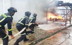 Optimalisasi Jawara Api, Lapas Kuningan Latih Petugas Tangani Kebakaran