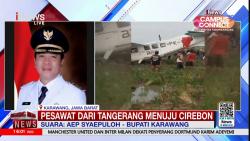 BREAKINGNEWS: Pesawat Jatuh di Pesawahan Karawang, 1 Pilot 4 Penumpang Selamat