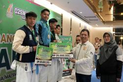 Mantap! Karateka Nikolas Pelajar SMAN 1 Purwodadi Grobogan Raih Emas O2SN  2025 Tingkat Nasional