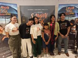 Temu Penonton Film Sampai Titik Terakhirmu di Medan Dipadati Penggemar