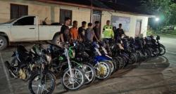 Polsek Pasir Penyu Razia Balap Liar dan Tertibkan Knalpot Bring yang Meresahkan Warga