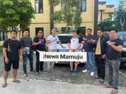 Jatanras Polda Sulbar Ringkus Mantan Bos Bank , Otak Perampokan Dana Desa Tapandulu Rp388 Juta