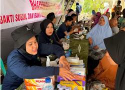 Tim Dokkes Polda Jateng Berikan Layanan Kesehatan Gratis Bagi Ratusan Pengungsi Longsor Banjarnegara