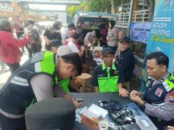 Operasi Zebra Semeru: Sopir Bus di Sidoarjo Jalani Tes Kesehatan Gratis