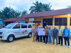BRI BO Sibuhuan Serahkan Bantuan 1 Unit Mobil Jenazah Kepada Yayasan Pendidikan An-Nur