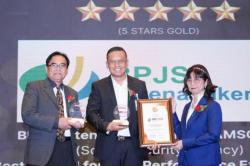 BPJS Ketenagakerjaan Raih Penghargaan 5 Stars Gold di Ajang GRC & Leadership Award 2025