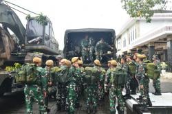 Kodam I/Bukit Barisan Kerahkan Ratusan Prajurit Bantu Korban Banjir dan Longsor Sibolga