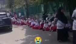 Ngenes! Siswa SDN di Bandung Kepanasan 5 Jam Sambut Wali Kota Farhan