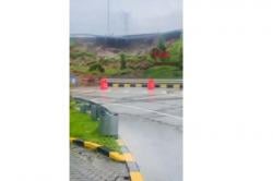 Ruas Tol Binjai–Langsa Seksi Kwala Bingai–Tanjung Pura Longsor