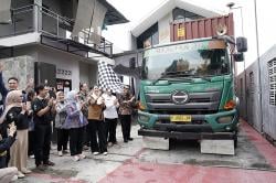 Wamendag Lepas Ekspor Tiga Kontainer Produk Dekorasi Rumah ke Amerika dan Eropa