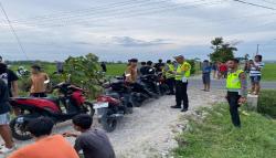 Aksi Balapan Liar di Persawahan Bandung Sogo Dibubarkan, Belasan Motor Diamankan
