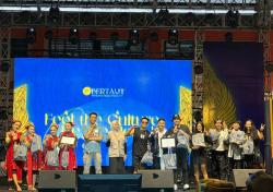 BERTAUT 2025 Pecah, Kolaborasi Seni Spektakuler dan Ghea Indrawari Hipnotis Ribuan Penonton