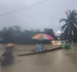 Ketinggian Air 2 Meter di Gampong Tanjong Teungku Ali Aceh Utara, Warga Masih Terisolir