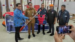 Dukung Kesiapsiagaan Banjir Rob, PSP Foundation Serahkan 2 Perahu Karet ke Pemko Medan