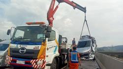 Sembilan Kendaraan Tabrakan Beruntun di Tol Cipularang, Satu Orang Tewas