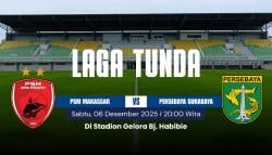 Jadwal Duel Klasik PSM Makassar vs Persebaya Pekan Ini: Laga Tunda Sarat Gengsi di Parepare