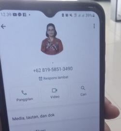 Waspada, Modus Penipuan via WA Mencatut Foto Wali kota Agustina untuk Kepentingan Pribadi