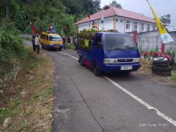 Rem Blong di Turunan Sadamaya, Pasutri Terpental ke Drainase Suami Tewas Seketika, Istri Luka Serius