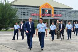 Dubes Prancis Tinjau Kesiapan Fasilitas Pesawat Tempur Rafale di Lanud RSN, dan Perkuat Kerja Sama