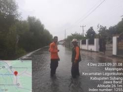 Banjir Rob Landa Subang, 861 Rumah dan 2.648 Warga Terdampak