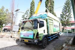 Polda Riau  Kirim Bantuan Peti Pendingin Jenazah Untuk Korban Bencana,  Kini Sudah Tiba di Agam