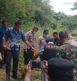 Mayat Bayi Perempuan Ditemukan Membusuk di Tepi Sungai Cimanis Cirebon
