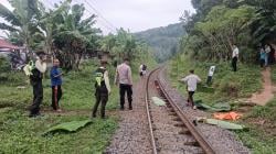 Pejalan Kaki Tewas Tertemper Kereta Api di Cibatu Garut