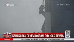 Diduga 20 Orang Tewas, Kebakaran Gedung Jasa Sewa Drone di Kemayoran