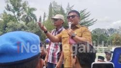 Komunitas Pedagang Pasar Rakyat Tradisional Kabupaten Tegal Geruduk Kantor Bupati