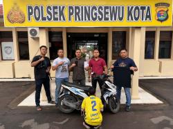 Buronan Jambret Pringsewu Ditangkap Polisi Saat Tidur Lelap