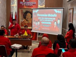 Kuatkan Komunikasi Publik, PDIP Surabaya Luncurkan Website Partai