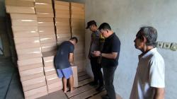 Beroperasi Diam-Diam, Polisi Gerebek Gudang Rokok Ilegal di Polman