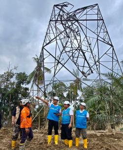 PLN Kebut Perbaikan Jalur Listrik Langsa–Pangkalan Brandan untuk Pulihkan Kelistrikan Aceh